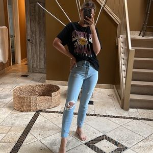 501 Levi’s with rips